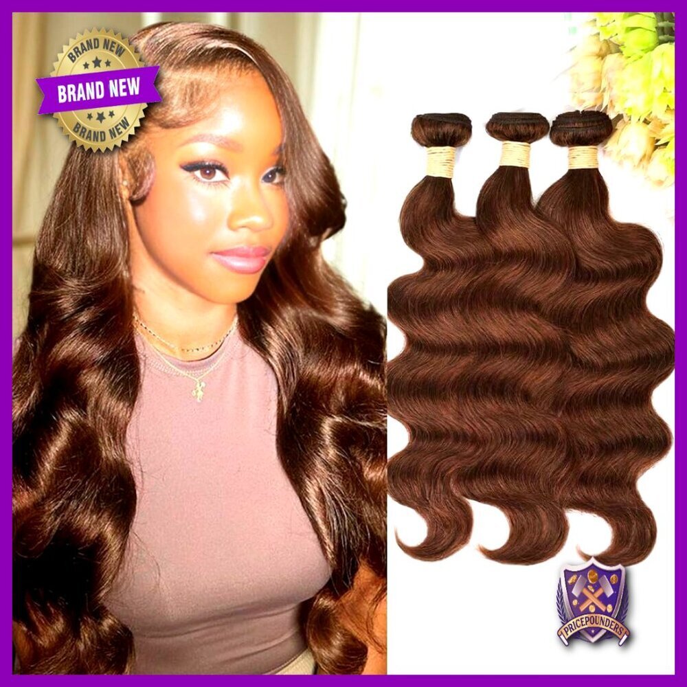 Body Wave Human Hair Extensions 3 Bundles Brazilian Virgin Unprocessed Premium